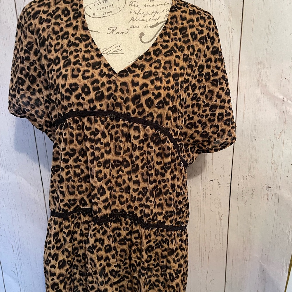 Ladies animal print blouse
